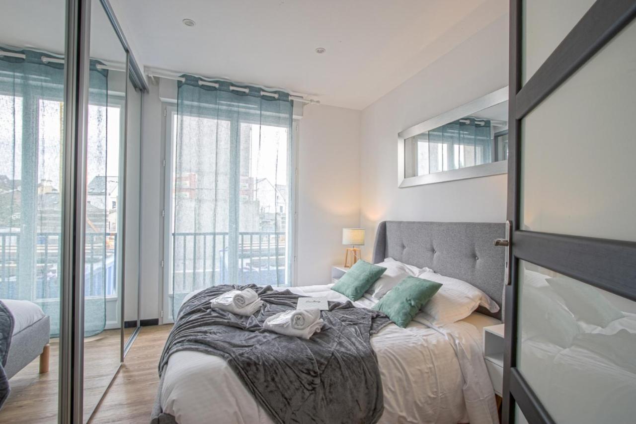 Douces Nuits Caennaises - Parking Prive Inclus, Centre Ville エクステリア 写真